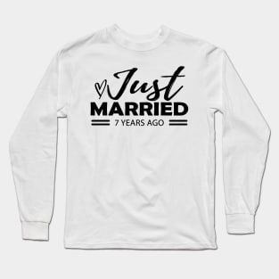 7th Wedding Anniversary - 7 years anniversary Long Sleeve T-Shirt